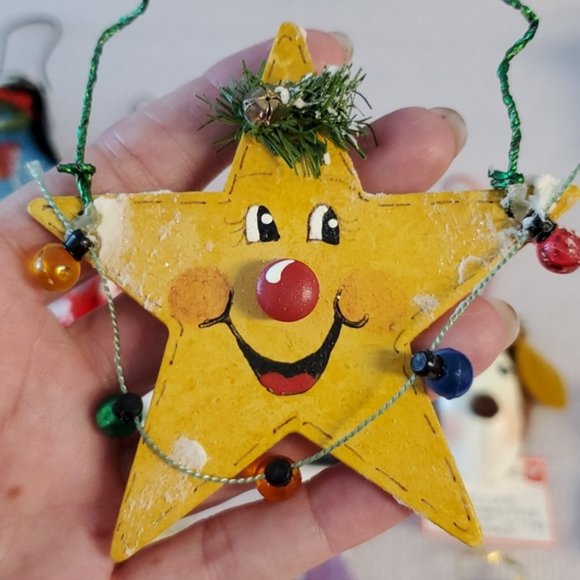 •Lot of 10 handcrafted Christmas Holiday ornaments•Snowman•Victorian•Santa• - Picture 11 of 16